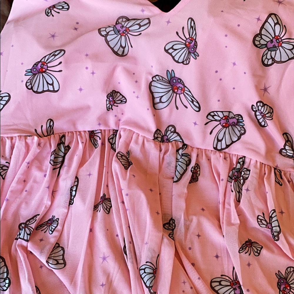 BUTTERFREE SHEER MIDAXI DRESS - LIMITED